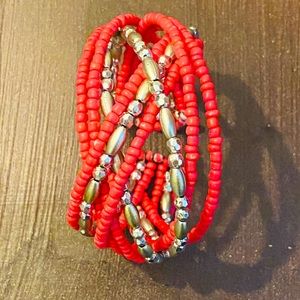 Beaded Bracelet - One Size Fits Most